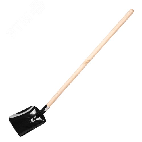 Изображение товара Лопата совковая, 230х280х1400 мм, деревянный черенок (шт)