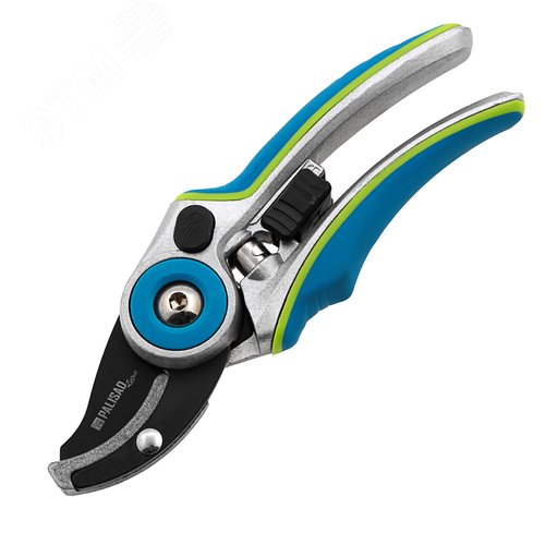 Секатор с наковальней, 205 мм, регулировка захвата, алюминиевые рукоятки, LUXE - фото 1