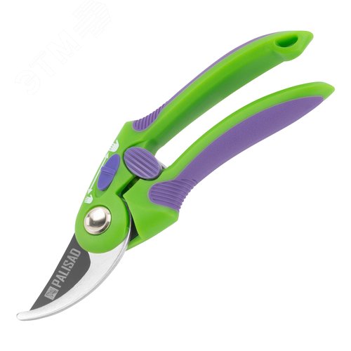 Секатор прямого реза, 215 мм, регулировка захвата, двухкомпонентные рукоятки - фото 1