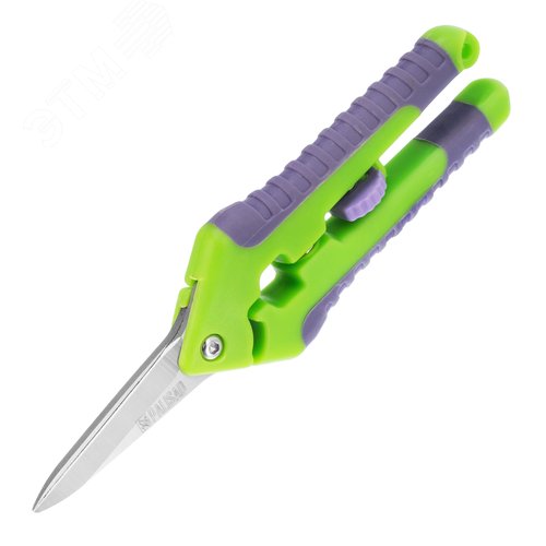 Секатор цветочный, 160 мм, для бонсай и топиария, двухкомпонентные рукоятки - фото 1