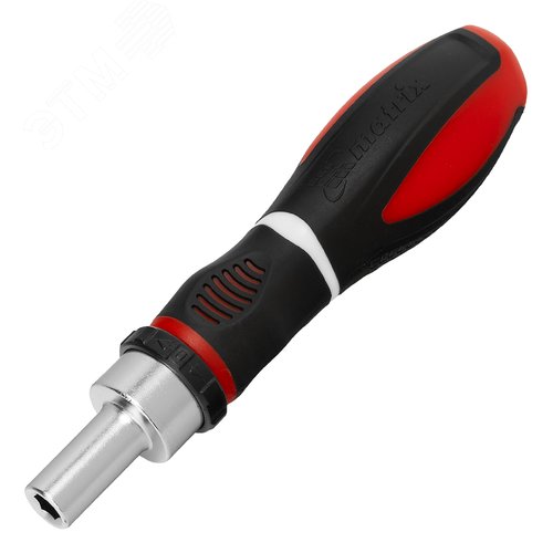 Отвертка-реверс + биты, 12 пред., PH + SL + PZ + Torx, CrV, 2к рукоятка - фото 2