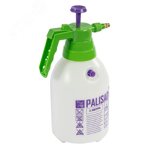 Опрыскиватель 2 л, ручной, с насосом и клапаном сброса давления - фото 3