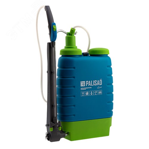Опрыскиватель ранцевый, 12л., с насосом, шлангом, разбрызгивателем, LUXE - фото 1
