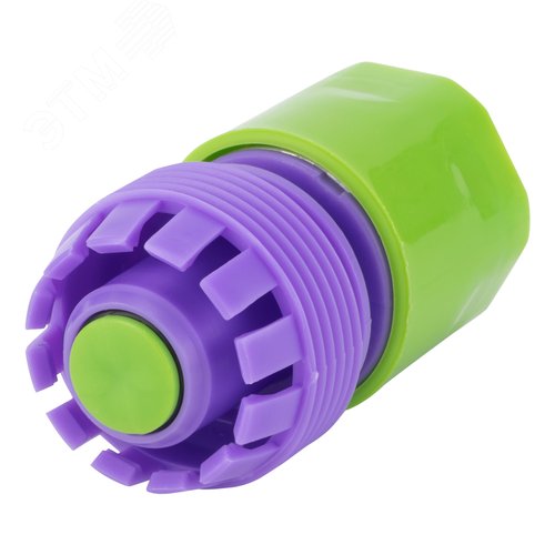 Соединитель пластмассовый быстросъемный для шланга 3/4, аквастоп - фото 3