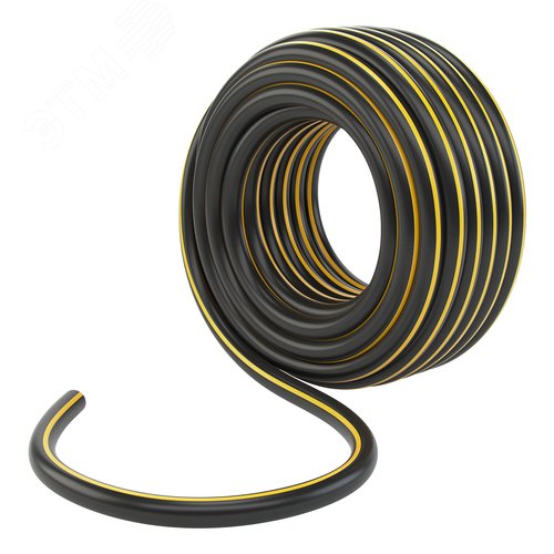 Шланг поливочный армированный 3 слойный ТЭП 3/4'', 35 м, аграрный - фото 1