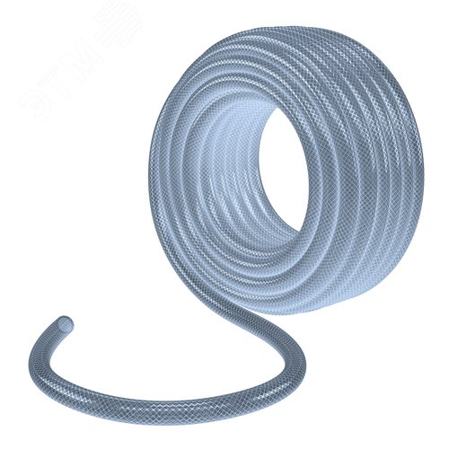 Шланг поливочный прозрачный армированный 3-х слойный, 3/4, 50 м - фото 1