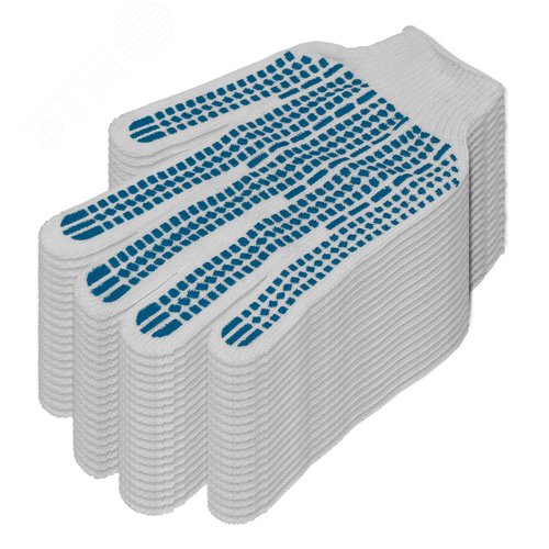 Изображение товара Перчатки трикотажные, с ПВХ Протектор, 32 г, 10 класс, 10 пар/уп (пар)