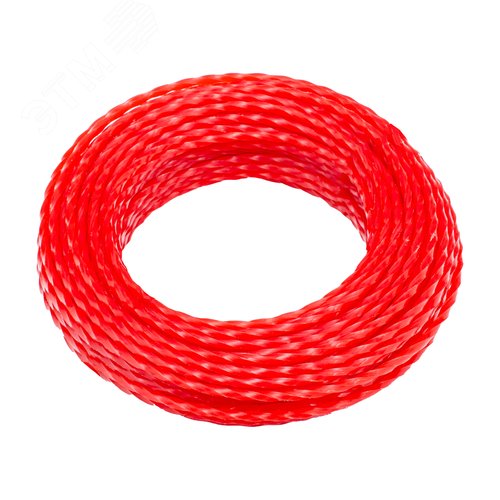 Леска для триммера витой квадрат 2,4 мм х 15 м - фото 1