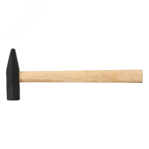 Молоток слесарный, 1000 г, квадратный боек, деревянная рукоятка - фото 2