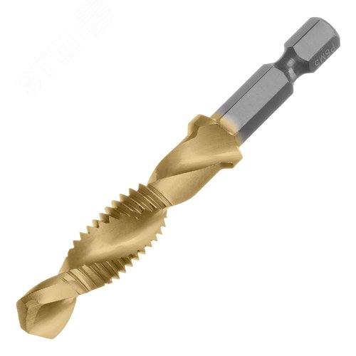 Сверло-метчик М10 х 1,5 мм, Р6М5 - фото 1