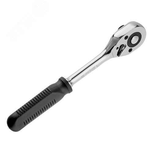 Ключ-трещотка 1/2, 45 зубьев, с быстрым сбросом, CrV, хром - фото 2