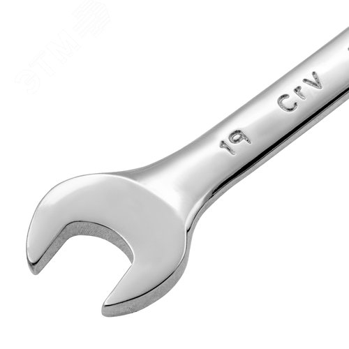 Набор ключей комбинированных, 6 - 22 мм, 9 шт., CrV, матовый хром - фото 2