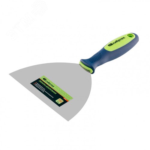 Шпательная лопатка из нержавеющей стали, 150 мм, 2-комп. ручка - фото 2