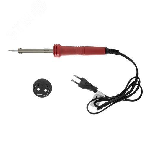 Изображение товара Паяльник, пласт. ABS с пониж. теплопровод, медный наконечник с долговеч. покрытием, 30W (шт)