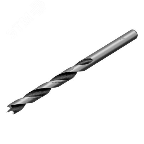 Сверло по дереву, 7 х 109 мм, цилиндрический хвостовик - фото 1