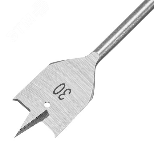 Сверло по дереву перовое удлиненное, 30 х 300 мм, 6-гранный хвостовик - фото 2