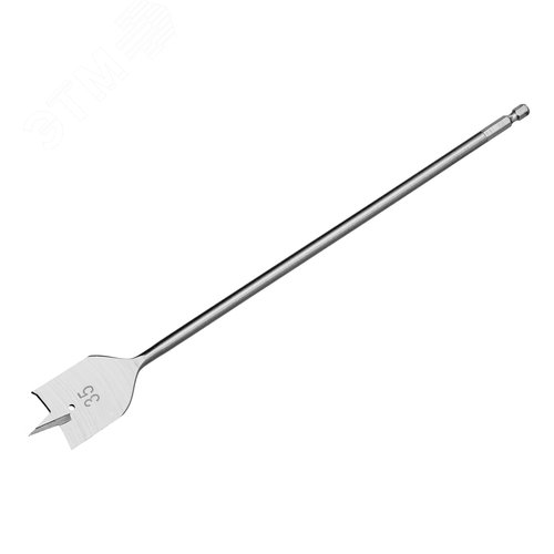 Сверло по дереву перовое удлиненное, 35 х 300 мм, 6-гранный хвостовик - фото 1