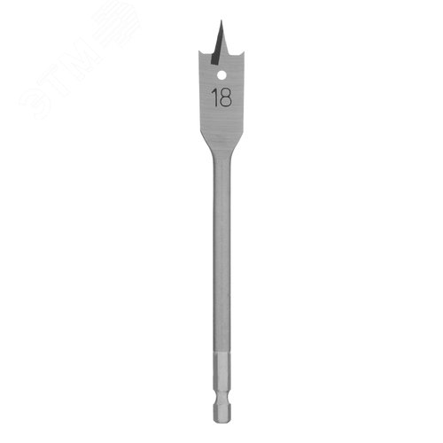 Сверло по дереву перовое, 18 мм 6-гранный хвостовик - фото 1