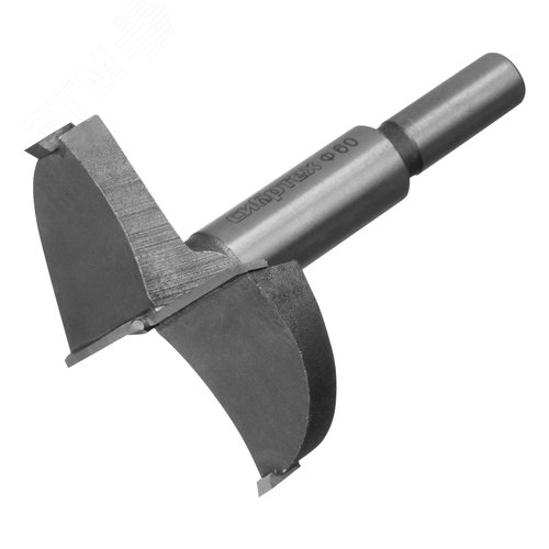 Сверло Форстнера по дереву, 60 мм, цилиндрический хвостовик - фото 1