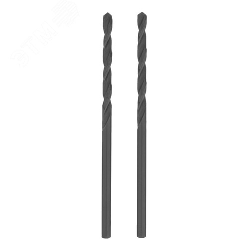 Сверло по металлу, 2,5 мм, HSS Co-5%, 2 шт. - фото 1