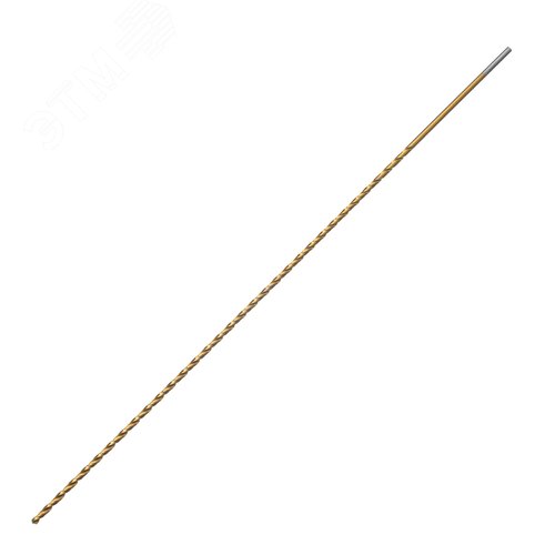 Сверло спиральное по металлу 3 x 300мм, HSS, 2шт, нитридтитановое покрытие - фото 1