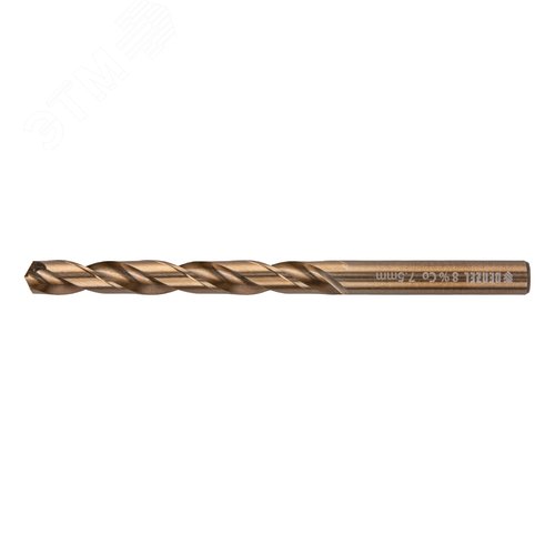 Сверло по металлу, 7,5 мм, HSS Co-8% - фото 1
