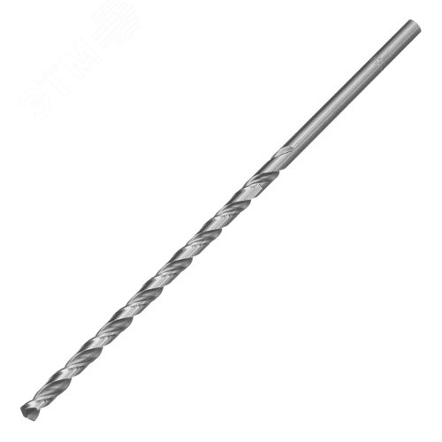 Сверло по металлу, 4,0 х 119 мм, полированное, удл., HSS, 10 шт. цил. хв. - фото 2