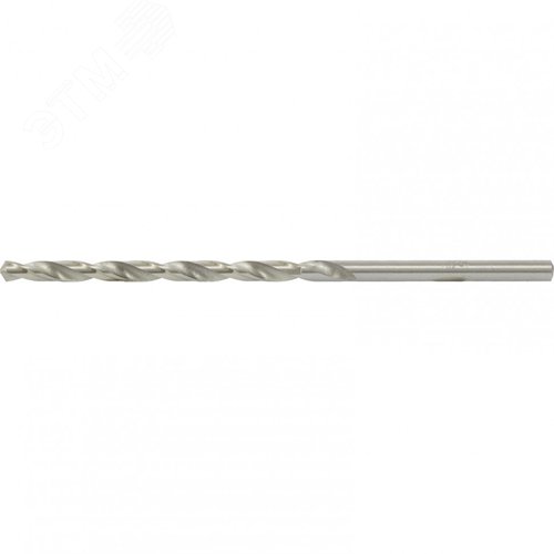Сверло по металлу, 6,0 х 139 мм, полированное, удл., HSS, 10 шт. цил. хв. - фото 1