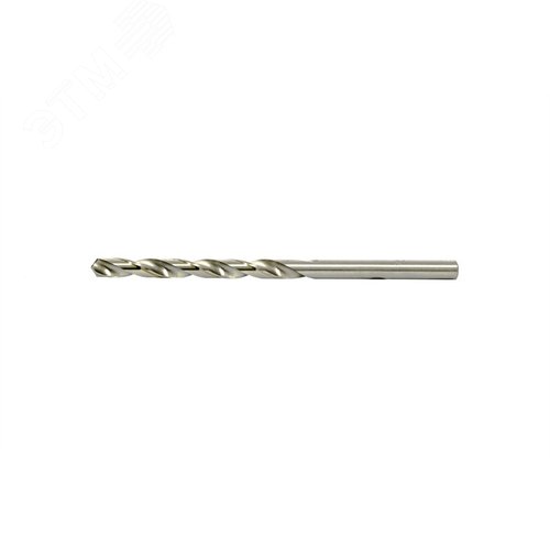 Сверло по металлу, 10,0 х 184 мм, полированное, удл., HSS, 5 шт. цил. хв. - фото 1