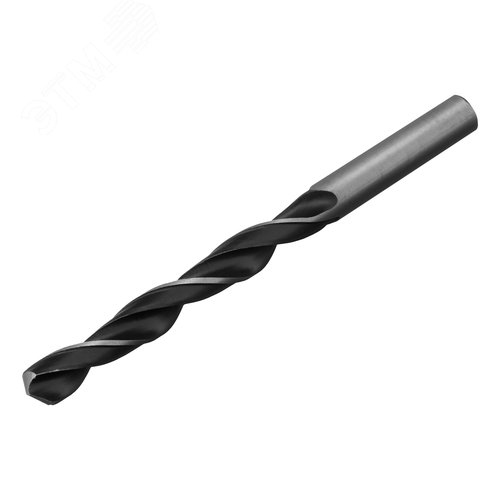 Сверло по металлу, 10 мм, быстрорежущая сталь, 5 шт. цилиндрический хвостовик - фото 1