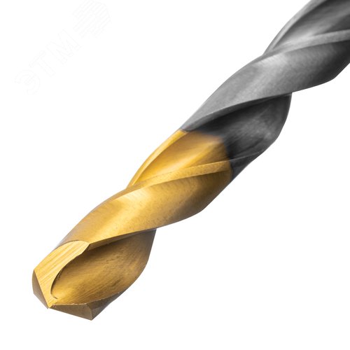 Набор сверл по металлу, 1-10 мм, Р6М5-TiN, Golden Tip, 10 шт - фото 3