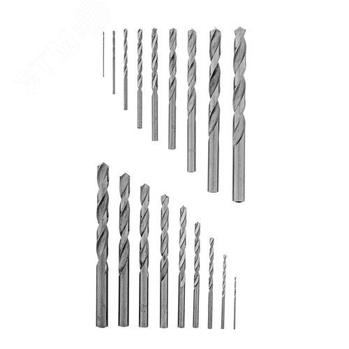 Набор сверл по металлу, 1-10 мм, 170 шт., HSS, в металлическом кейсе - фото 1
