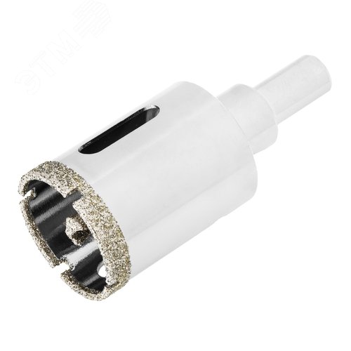 Сверло алмазное по керамограниту, 30 х 67 мм, 3-гранный хвостовик - фото 1