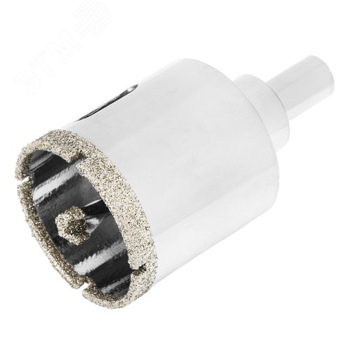 Сверло алмазное по керамограниту, 38 х 67 мм, 3-гранный хвостовик - фото 1