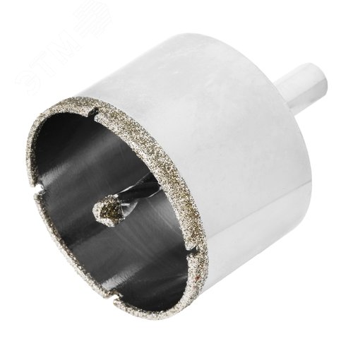 Сверло алмазное по керамограниту, 55 х 67 мм, 3-гранный хвостовик - фото 1