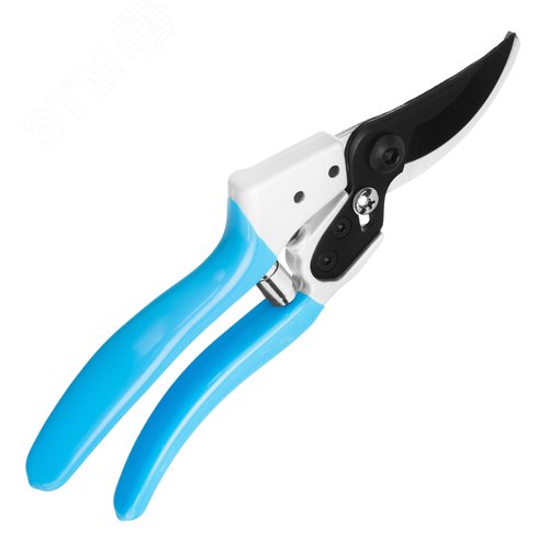 Секатор прямого реза, 210 мм, металлические рукоятки в ПВХ-оболочке, LUXE - фото 2