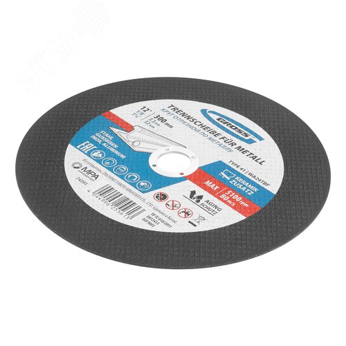 Круг отрезной по металлу, 300 x 3,2 x 32 мм, WA24TBF - фото 3