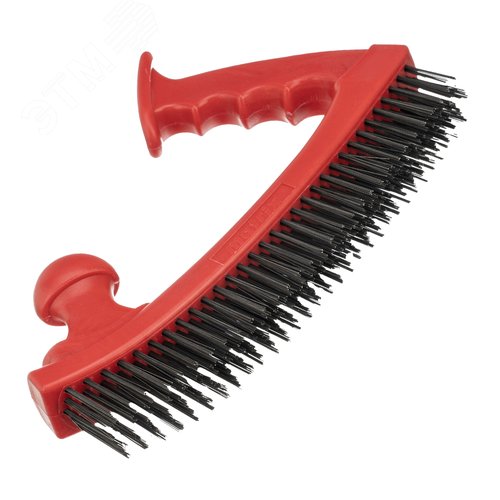 Щетка зачистная двуручная, пластиковая - фото 1
