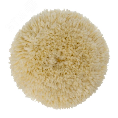 Насадка полировальная под липучку, 125 мм, плетеная шерстяная нить - фото 1