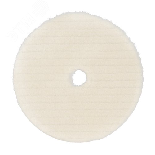 Насадка полировальная под липучку, 150 мм, короткая плетеная шерстяная нить - фото 1