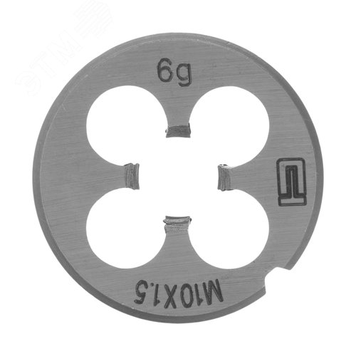 Плашка М10 х 1,5 мм - фото 1