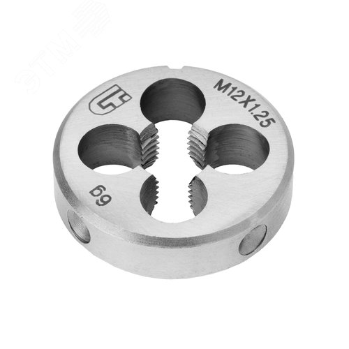Плашка М12 х 1,25 мм - фото 1
