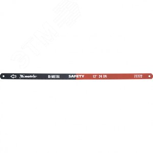 Изображение товара Полотна для ножовки по металлу, 300 мм, 24TPI, биметаллическое, 2 шт. (уп)