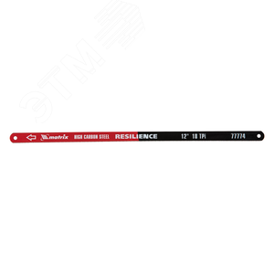 Изображение товара Полотна для ножовки по металлу, 300 мм, 18TPI, упругое, 2 шт. (уп)