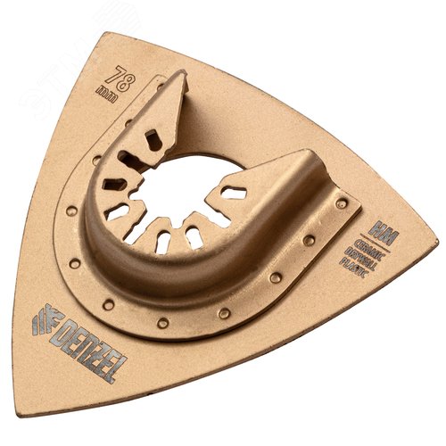 Насадка для МФИ шлифовальная дельтовидная, HM, по плитке и дереву, 78 мм - фото 1