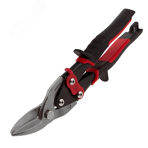 Ножницы по металлу PIRANHA,250мм,прямой и левый рез,сталь-СrMo,двухкомп.рук-ки - фото 1