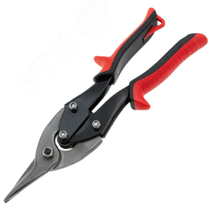 Ножницы по металлу, 250 мм, пряморежущие, обрезиненные рукоятки - фото 2