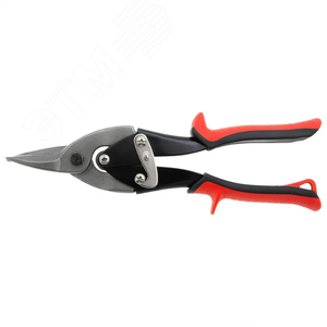 Ножницы по металлу, 250 мм, пряморежущие, обрезиненные рукоятки - фото 3