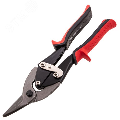 Ножницы по металлу, 250 мм, левые, обрезиненные рукоятки - фото 1