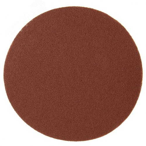 Круг абразивный на ворсовой подложке под липучку, P 100, 125 мм, 10 шт. - фото 1